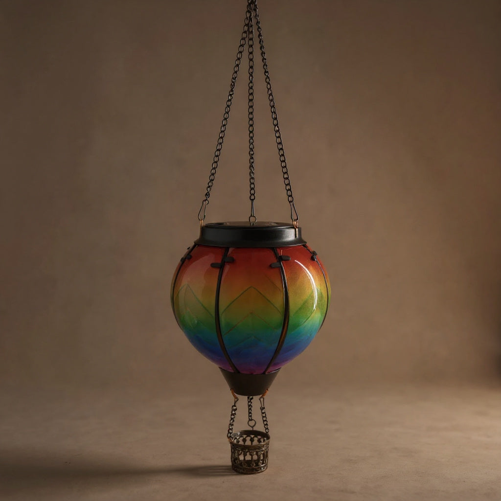 Solar Hot Air Balloon Light - Waterdrop-Shaped Garden Decor