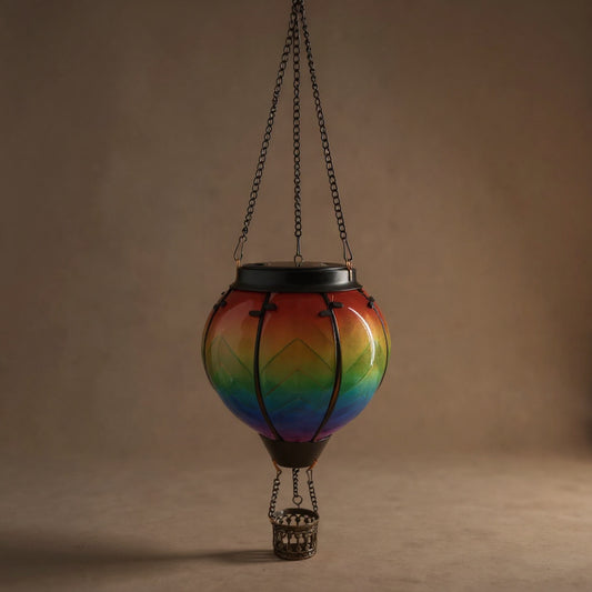 Solar Hot Air Balloon Light - Waterdrop-Shaped Garden Decor