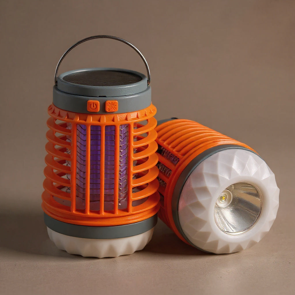 Solar Mosquito-Killing Lamp - Outdoor Bug Zapper with Charging