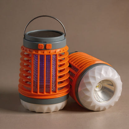 Solar Mosquito-Killing Lamp - Outdoor Bug Zapper with Charging