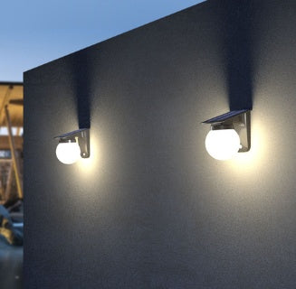 Solar Outdoor Garden Wall Lamp - Decorative Yard Light