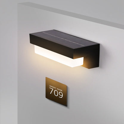 Solar Wall Light - Waterproof Outdoor Patio Sconce