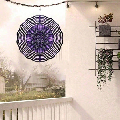 4-in-1 Solar Wind Spinner - Outdoor Garden Patio Kinetic Art
