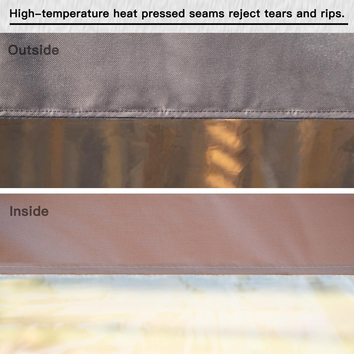 Heavy Duty Clear Patio Panel Curtain - 18oz PVC Waterproof