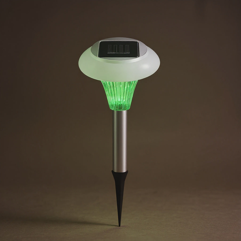 Color-Changing Solar Garden Stake Lights - Waterproof, Multi-Pack