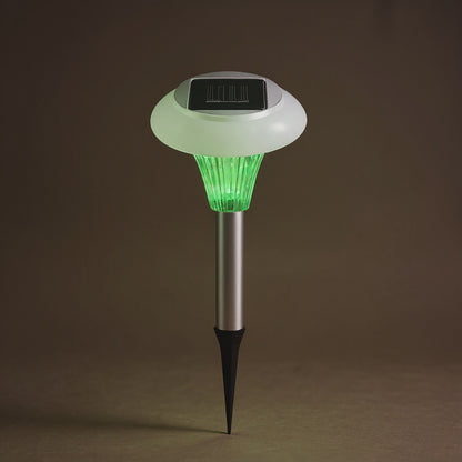 Color-Changing Solar Garden Stake Lights - Waterproof, Multi-Pack