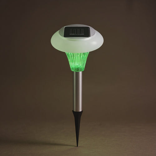 Color-Changing Solar Garden Stake Lights - Waterproof, Multi-Pack