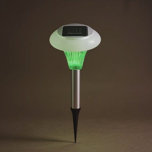 Color-Changing Solar Garden Stake Lights - Waterproof, Multi-Pack