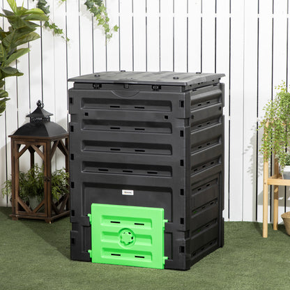 120 Gallon Garden Compost Bin - 450L BPA-Free Composter