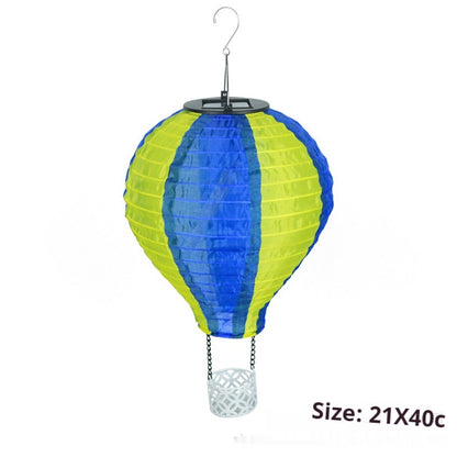 Solar Hot Air Balloon Lawn Lamp - Whimsical Garden Lantern