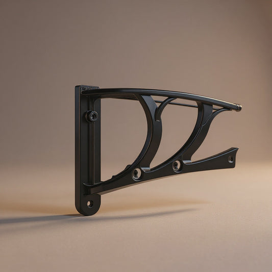 Door Entrance Awning - Exterior Front Door Window Canopy with Drainage