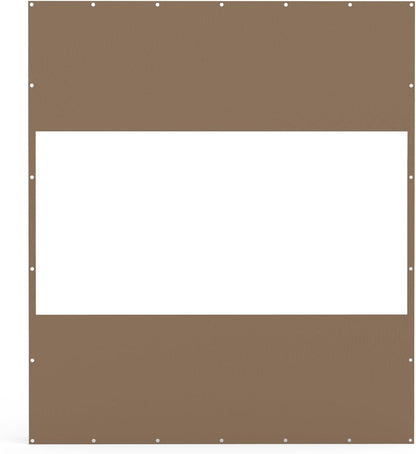 Heavy Duty Clear Patio Panel Curtain - 18oz PVC Waterproof