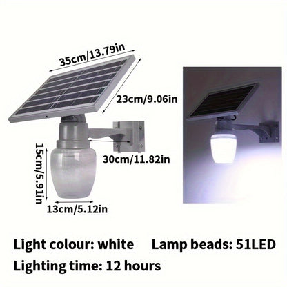 Automatic Solar Light with Dusk-to-Dawn Sensor - Outdoor