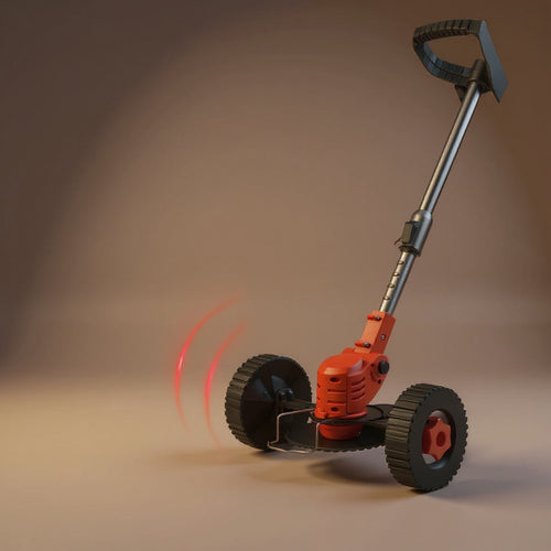 24V Cordless Grass Trimmer - Electric Weed Cutter with 2 Batteries