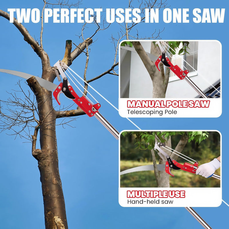 Pull-Rope High Branch Pruning Shears - Long-Reach Cutter