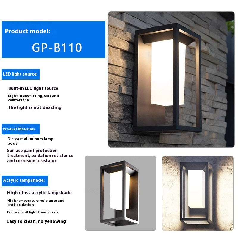 Outdoor Waterproof Wall Lamp - Courtyard Home Sconce