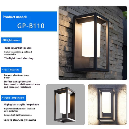 Outdoor Waterproof Wall Lamp - Courtyard Home Sconce