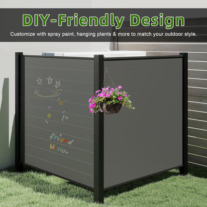 Outdoor Privacy Screen 50x50 - AC Unit & Trash Can Enclosure
