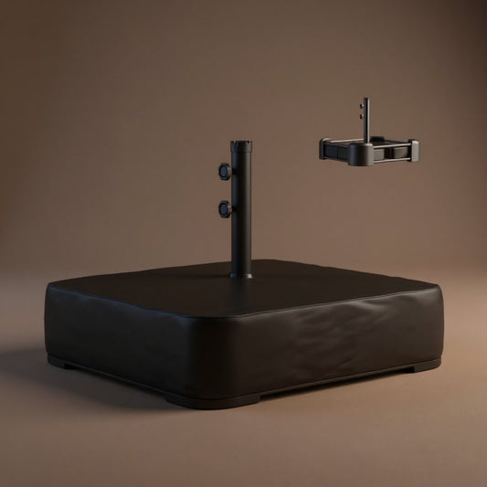 Cantilever Umbrella Base 176lb - Sand-Fillable Heavy-Duty Stand