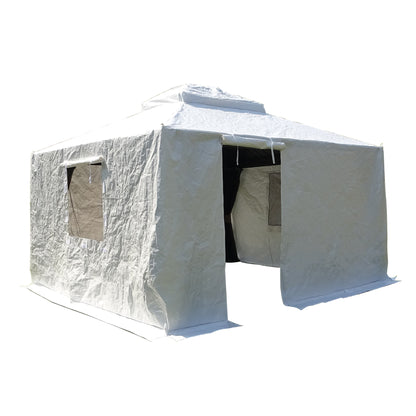 Universal Winter Gazebo Cover with Sidewalls - 10x12ft