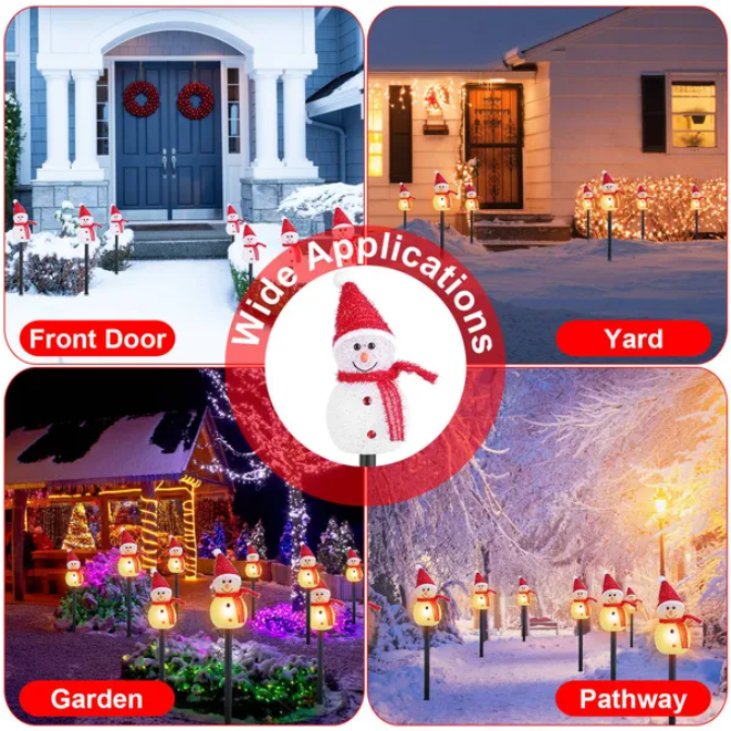 Santa Landscape Light - IP55 Waterproof Holiday Yard Decor