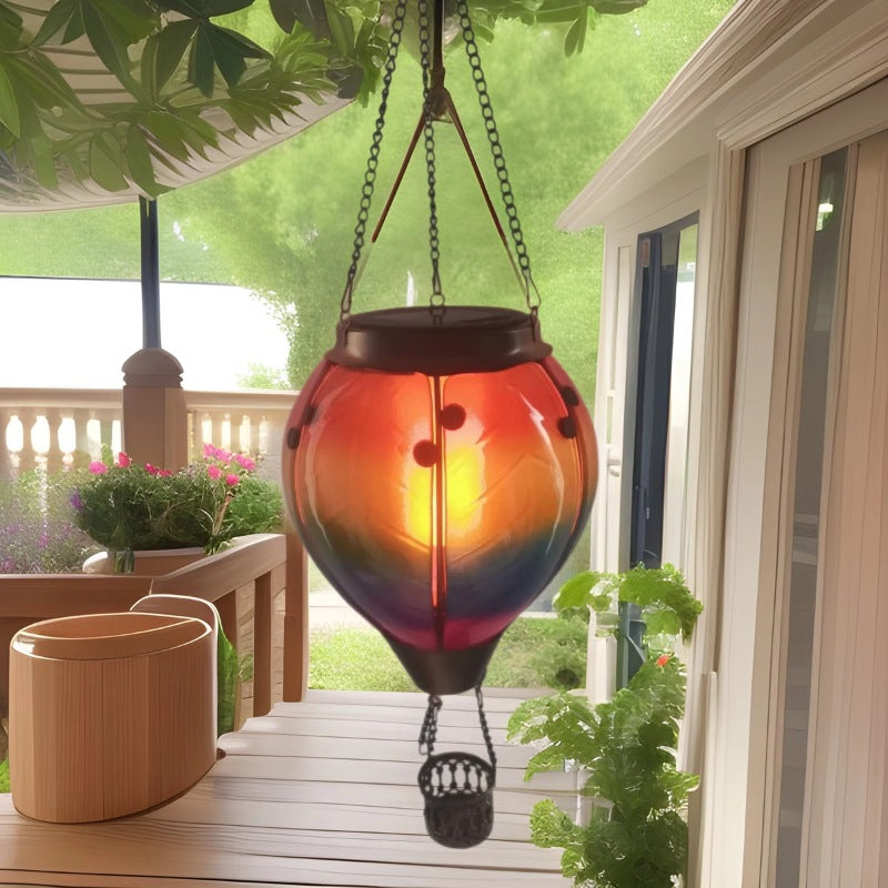 Solar Hot Air Balloon Light - Waterdrop-Shaped Garden Decor