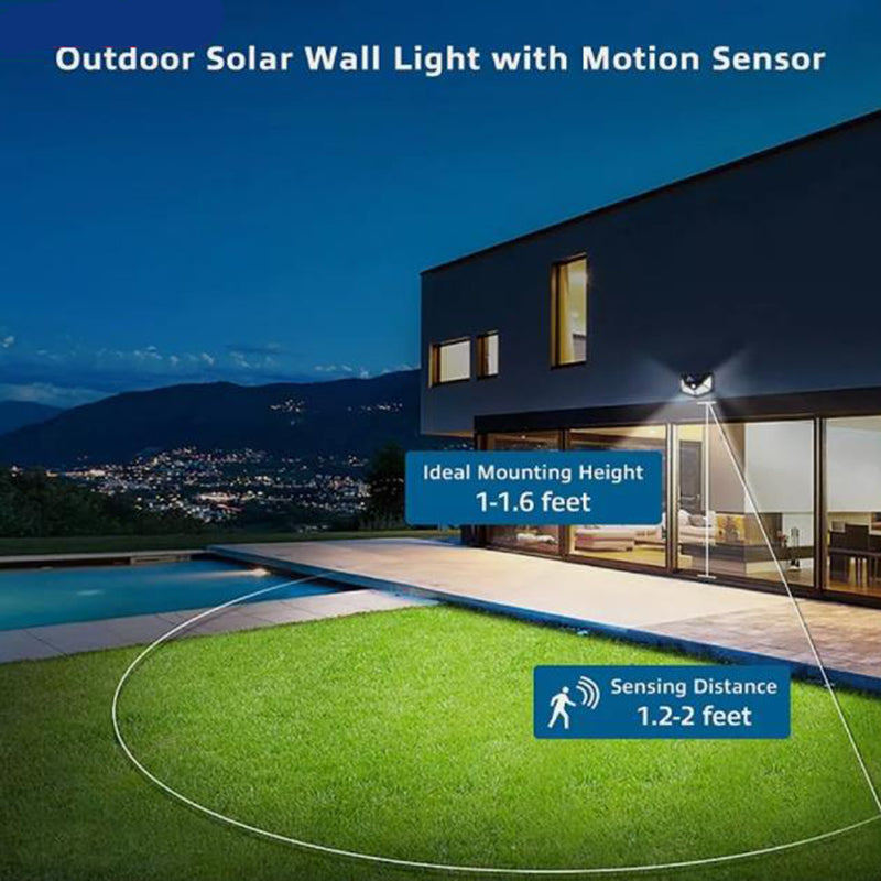 Solar 4-Sided Outdoor Light - All-Angle Garden Lamp