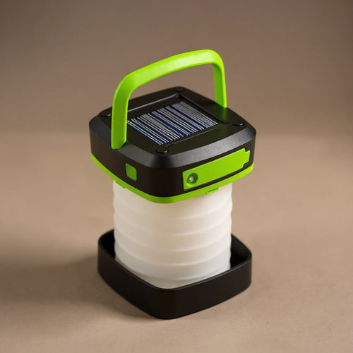 Foldable Solar Camping Lantern - Rechargeable Outdoor Light