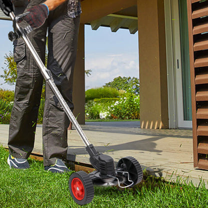 21V Cordless Grass Trimmer - Electric Edger with 2 Batteries