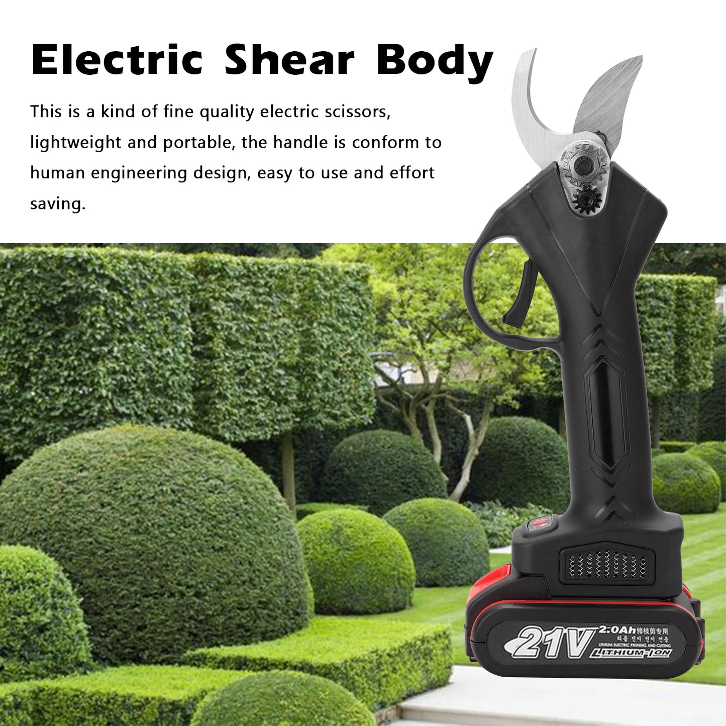 Lithium Electric Pruning Shears - Horticultural Fruit Tree Tool