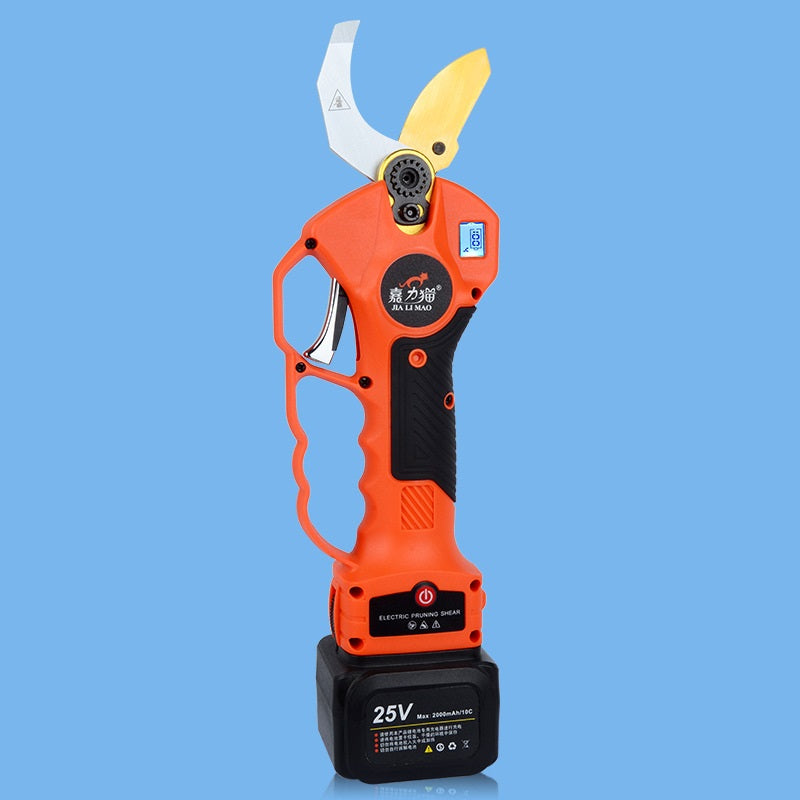 Electric High-Branch Garden Shears - 4cm Cut Telescoping