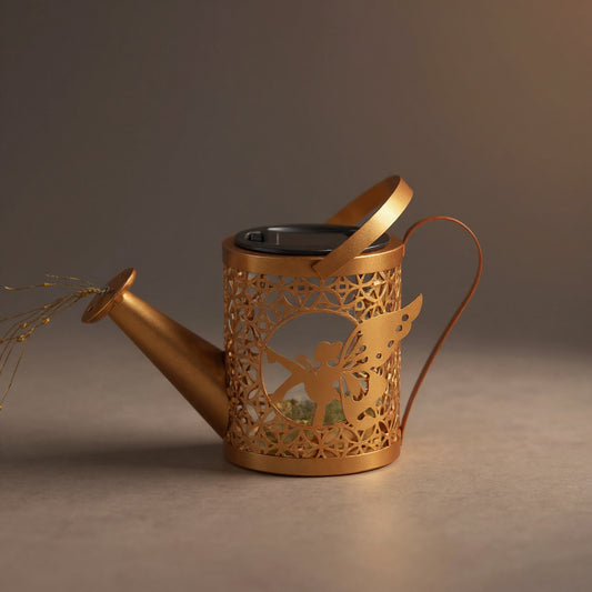 Solar Watering Can Lights - Metal Decorative Outdoor Garden Decor