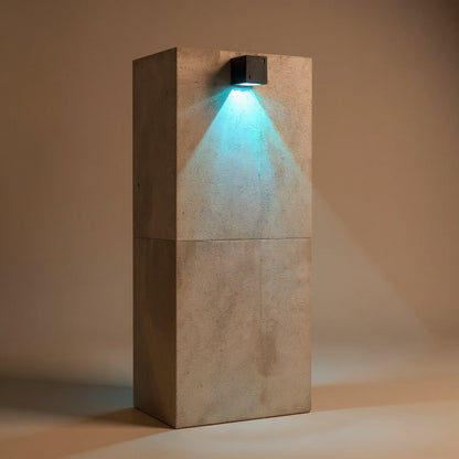 Square Solar Atmosphere Wall Lamp - Outdoor Home Accent