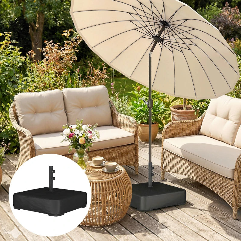 Cantilever Umbrella Base 176lb - Sand-Fillable Heavy-Duty Stand