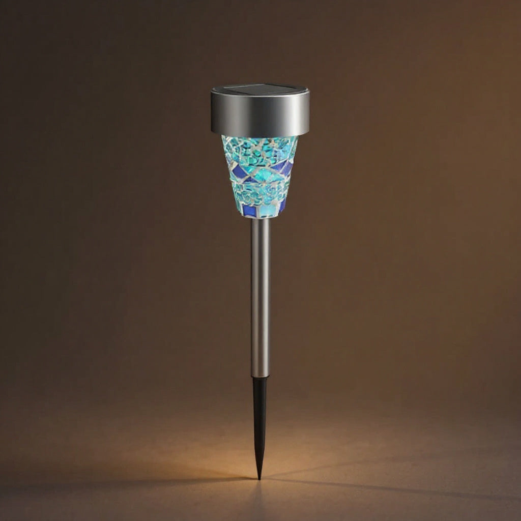 Solar Garden Pathway Lights 6-Pack - Outdoor Water-Resistant IP44
