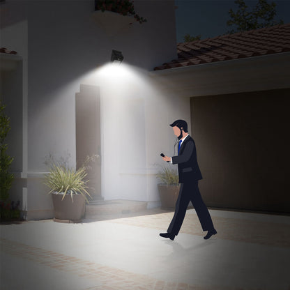 Solar Motion Sensor Light - 20 LED, IP65 Waterproof, 120Â° Wide