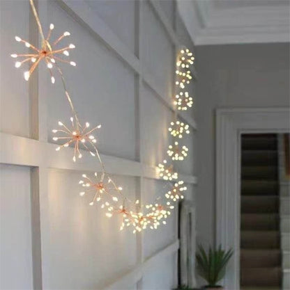 Dandelion Solar Fireworks Lamp - LED Decorative Garden Light