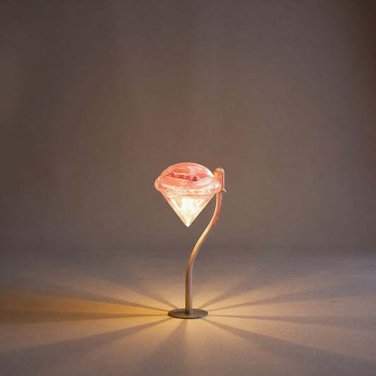 Solar Diamond Garden Stake Light - 7-Color LED IP65 Outdoor