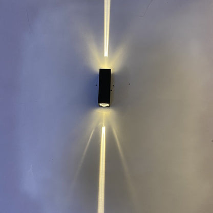 Double-Head Outdoor Wall Spotlight - LED Decorative Sconce
