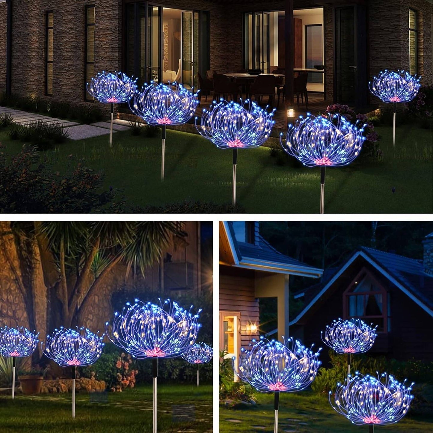 Solar Outdoor Garden Lights - Decorative Landscape Pack
