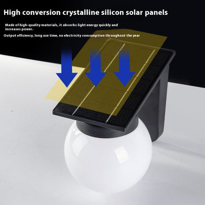 Solar Outdoor Garden Wall Lamp - Decorative Yard Light