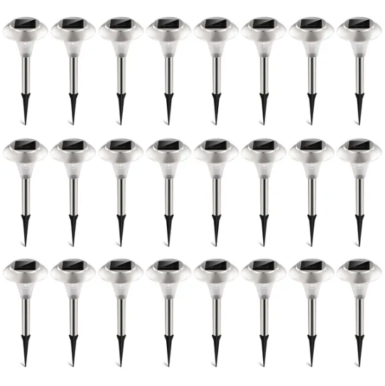 Solar Pathway Lights Multi-Pack - Color-Changing Waterproof Garden