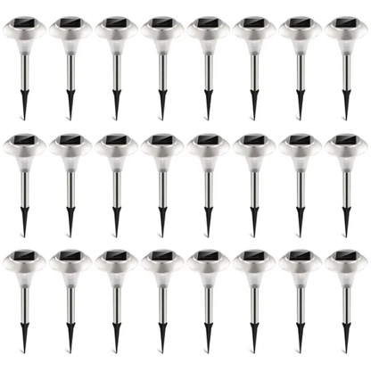 Solar Pathway Lights Multi-Pack - Color-Changing Waterproof Garden
