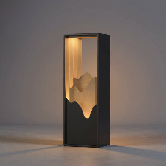 Chinese-Style Solar Yard Lamp - Outdoor Traditional Decor