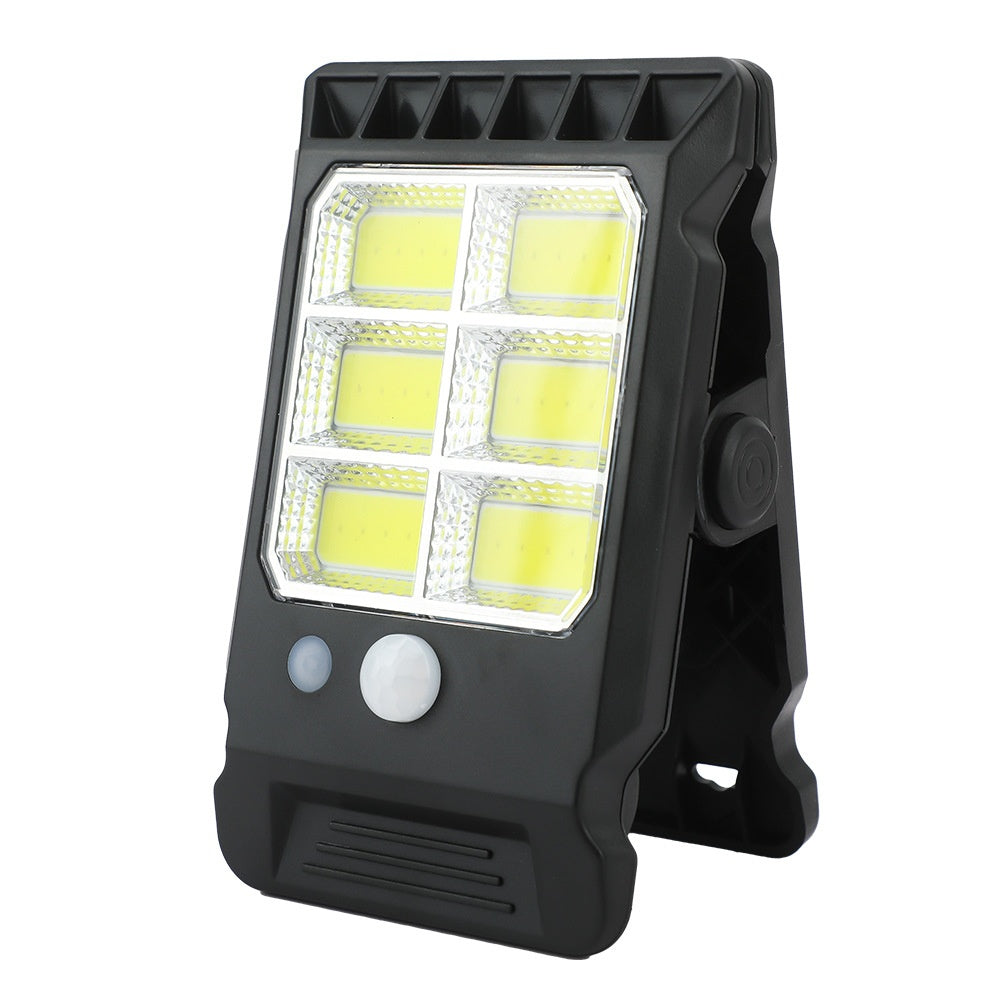 Solar Clip Light with Motion Sensor - Punch-Free Patio Mount