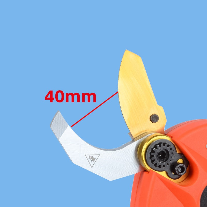 Electric High-Branch Garden Shears - 4cm Cut Telescoping