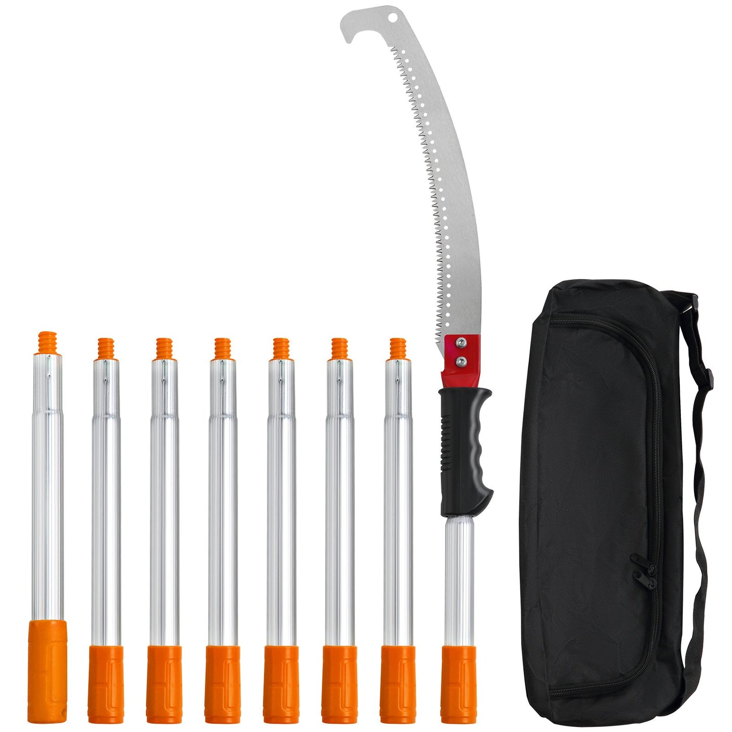 Manual Pole Saw - 4.6-9.8ft Extendable Tree Pruner