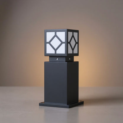 Solar Pillar Lawn Lights - Outdoor Path & Border Lamps