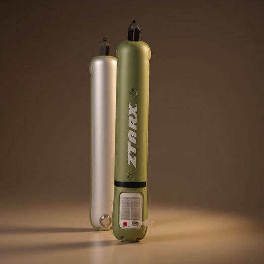 Solar Camping Lantern - Inflatable Outdoor Gas-Style LED Lamp