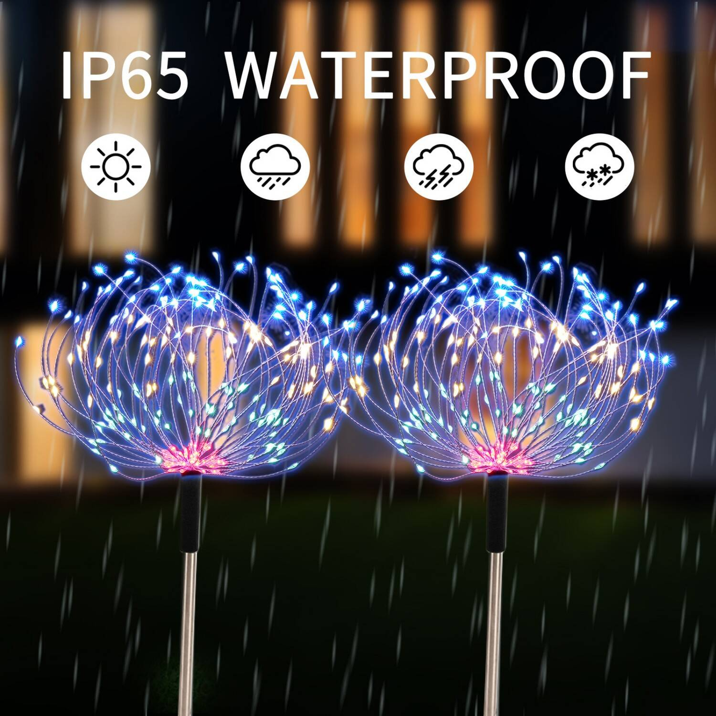 Solar Outdoor Garden Lights - Decorative Landscape Pack